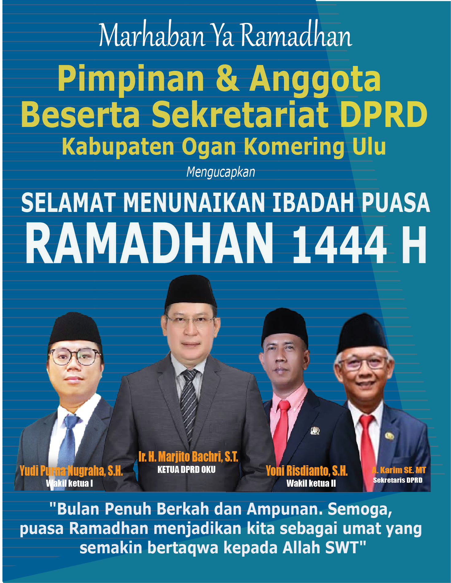Iklan ucapan dprd