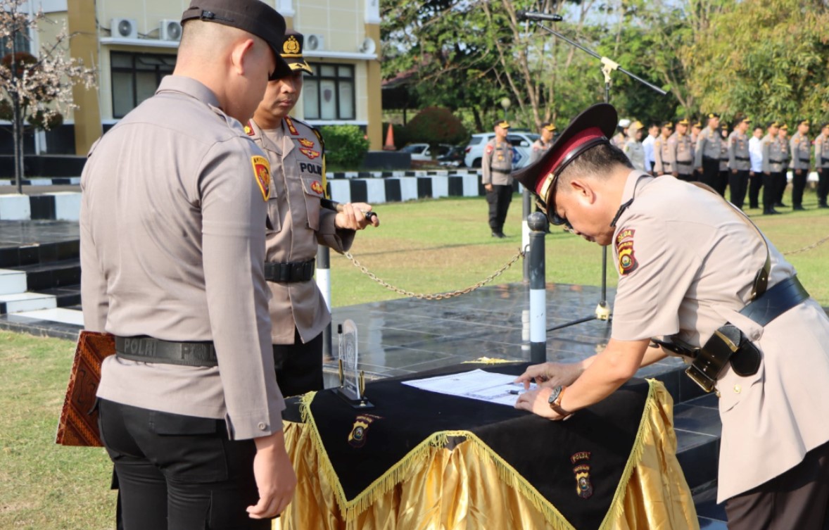 Kompol Rudi Isroni Resmi Jabat Kabaglog Polres OKU