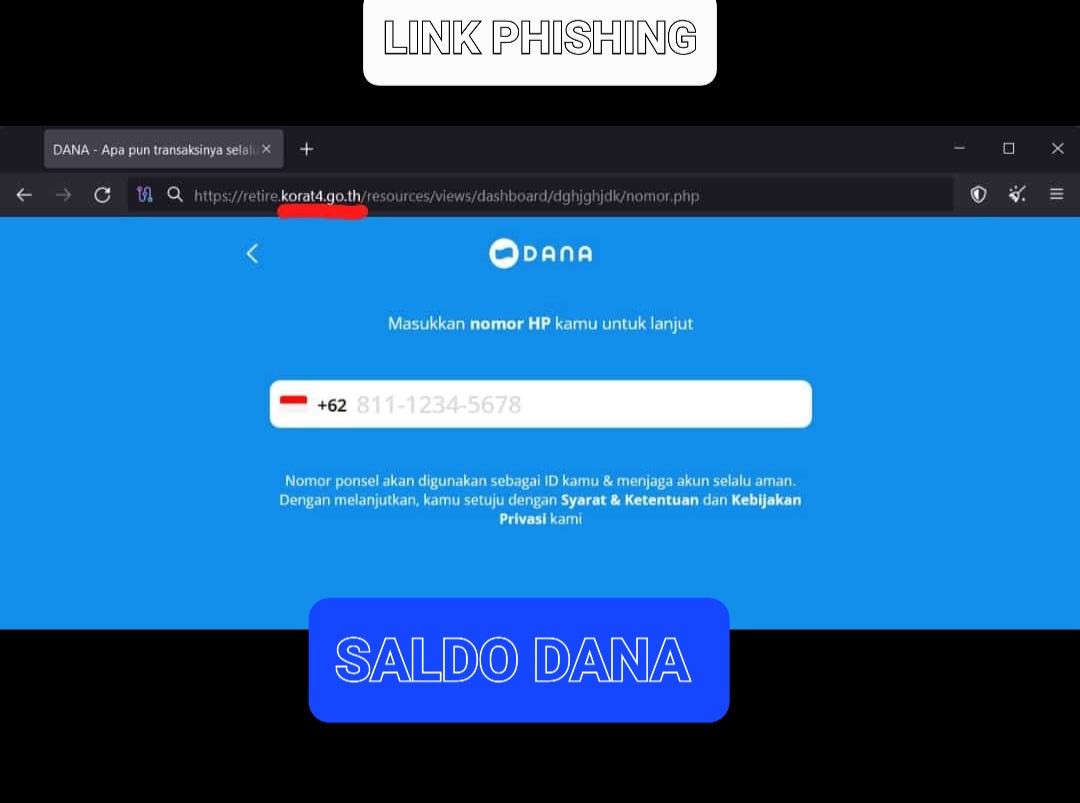 Marak Link Saldo Dana Phishing Palsu, Begini Cara Menghindarinya