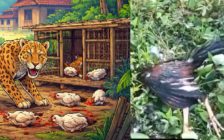 Dugaan Macan Tutul di OKU Masuk Permukiman, Belasan Ayam Warga Mati Misterius