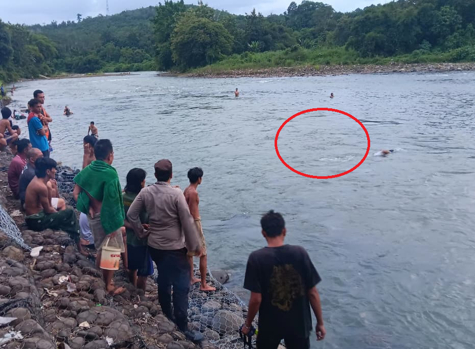 Tenggelam di Semidang aji OKU, Buruh Harian Asal Musi Rawas Tewas Terseret Arus Sungai
