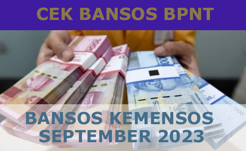 Bansos Kemensos BPNT Senilai RP400 Ribu Bulan September 2023 Disalurkan, Catat Tanggal dan Persyaratannya