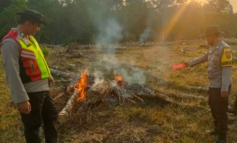 Terjadi Karhutla, Polisi Tak Segan Bakal Lakukan Penegakan Hukum