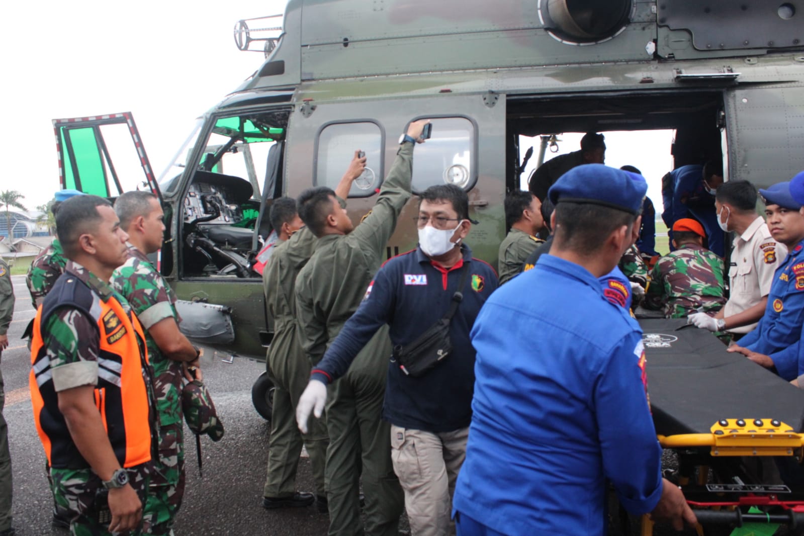 Kapolda Jambi dan Tujuh Penumpang Berhasil Dievakuasi