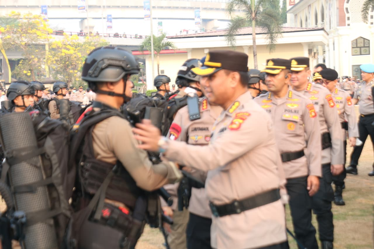 Brimob Polda Sumsel Siap Berikan Pengabdian Terbaik