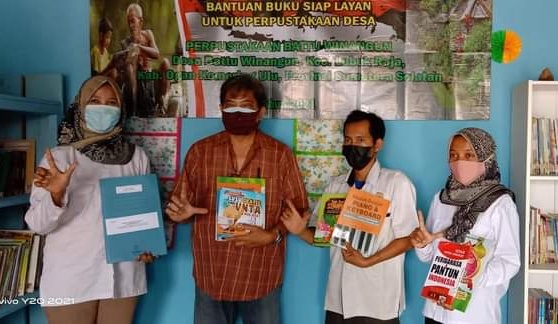 Menang Lomba Perpustakaan Tingkat Nasional, Perpustakaan Desa Battu Winangun Dapat Bantuan 700 Buku