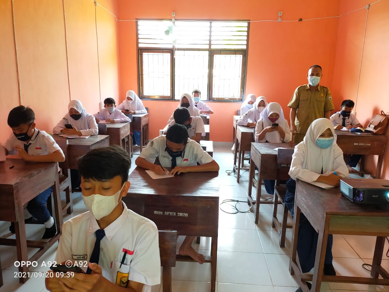 178 Siswa SMP Negeri 31 OKU Ikuti PTS