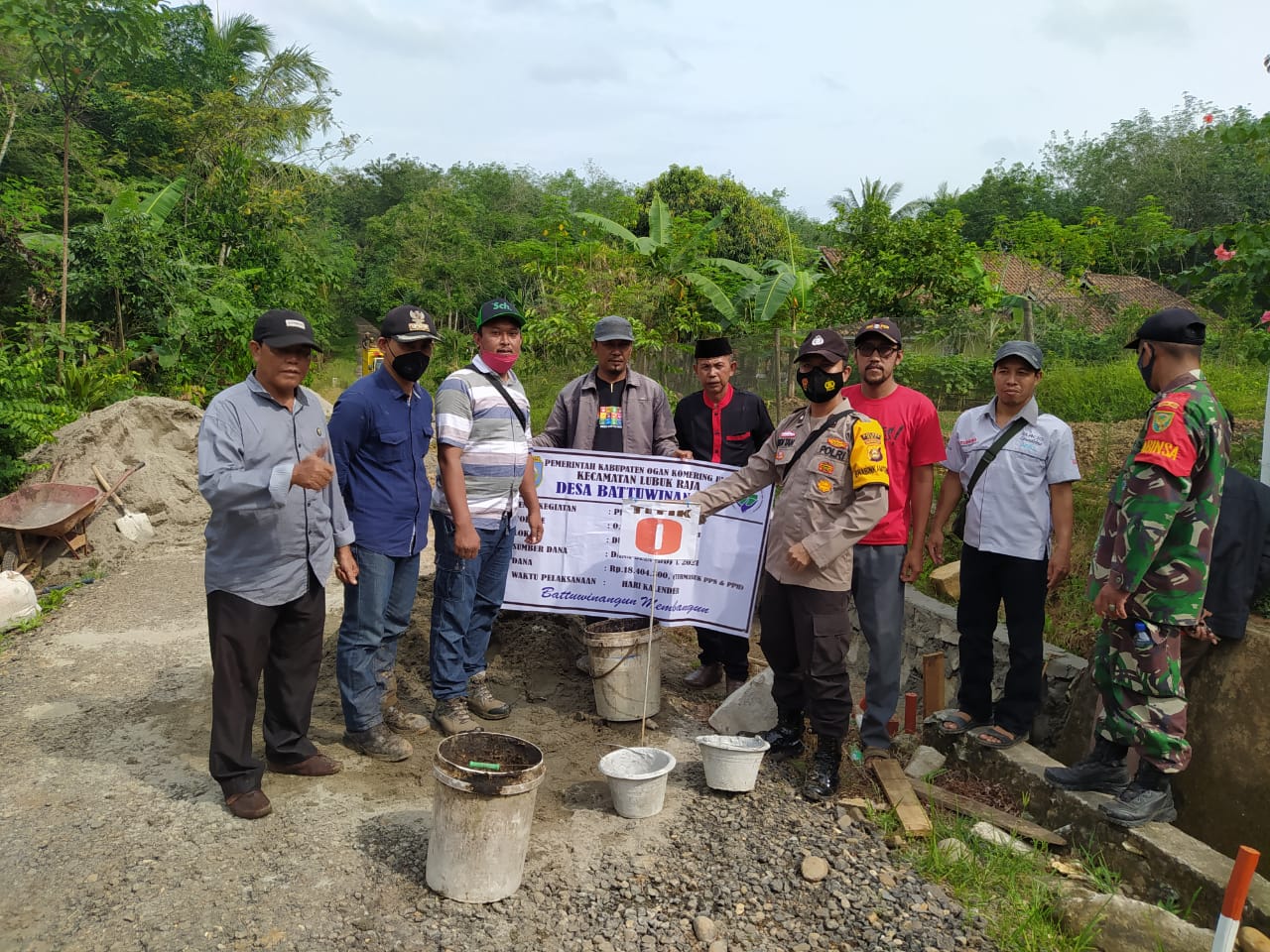 Pemerintah Desa Battu Winangun Mulai Laksanakan Pembangunan Fisik Desa Tahap 2