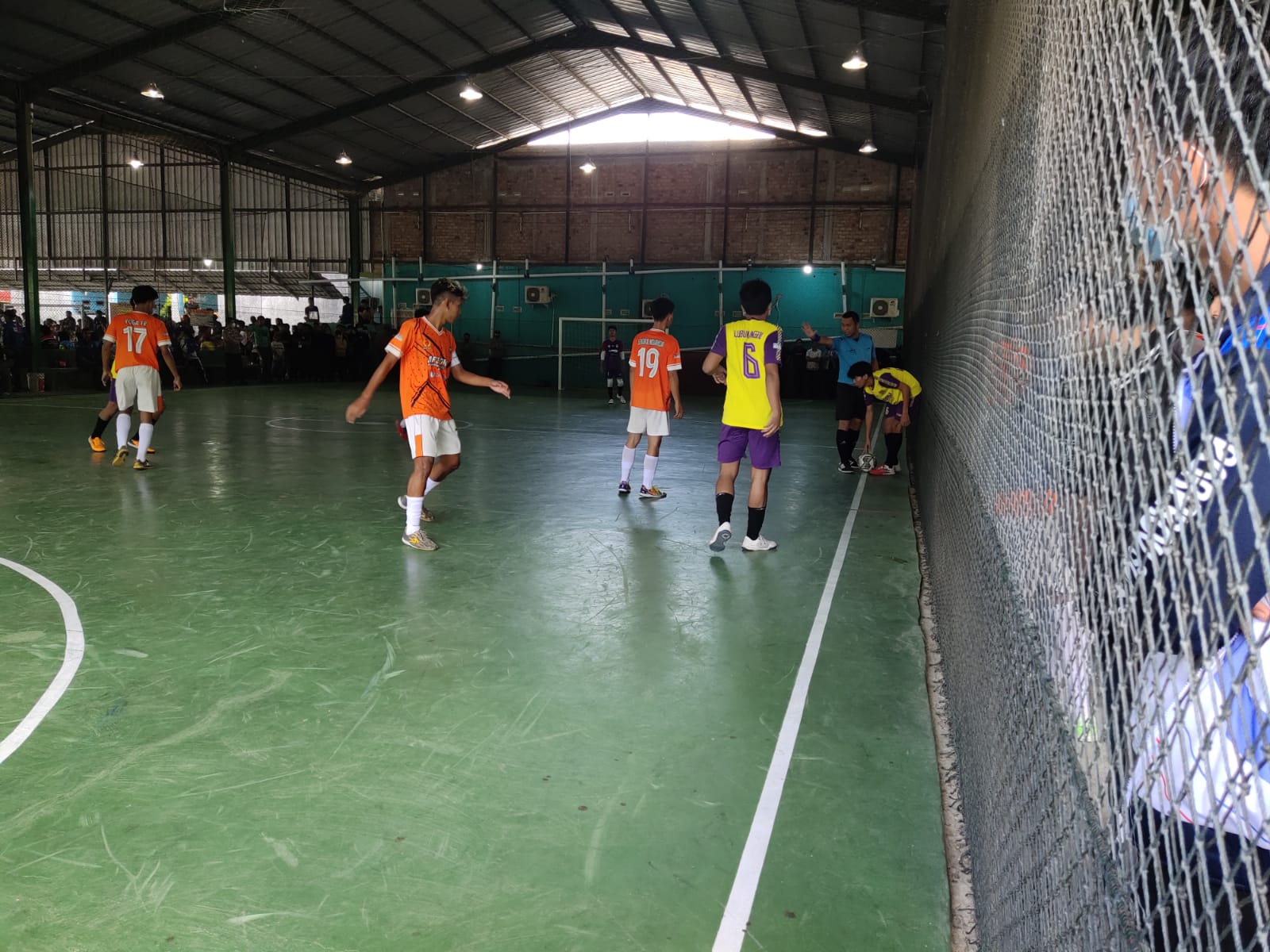 Pertandingan Berlangsung Keras, Tim Futsal Linggau Hajar Tim Futsal OKU