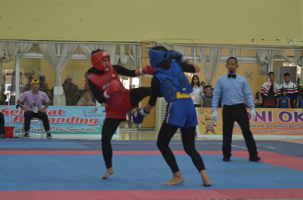 3 Atlet Wushu Putri OKU Kategori Tarung, Masuk Final