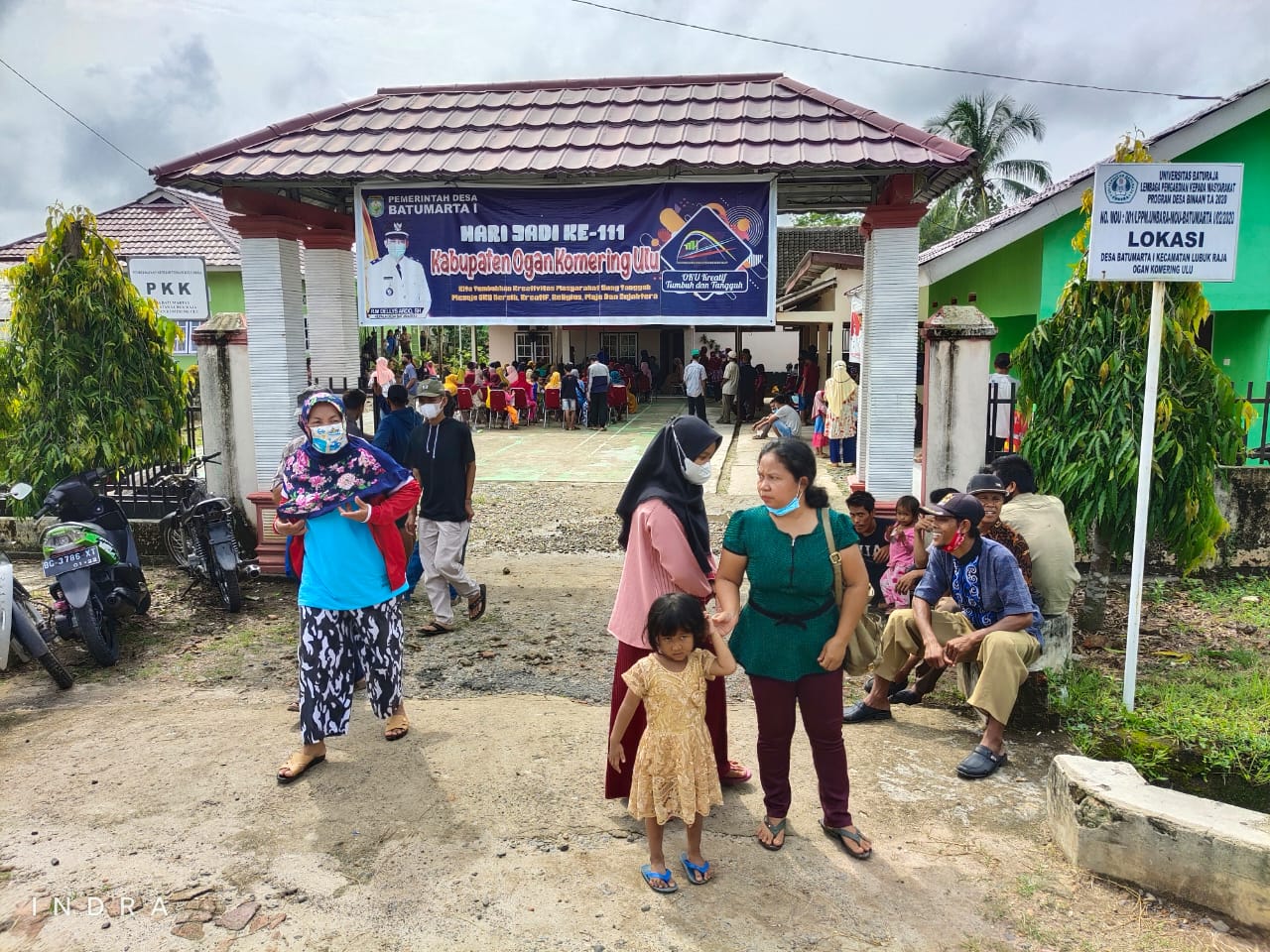 Masyarakat Desa Batumarta I Sadar Vaksin