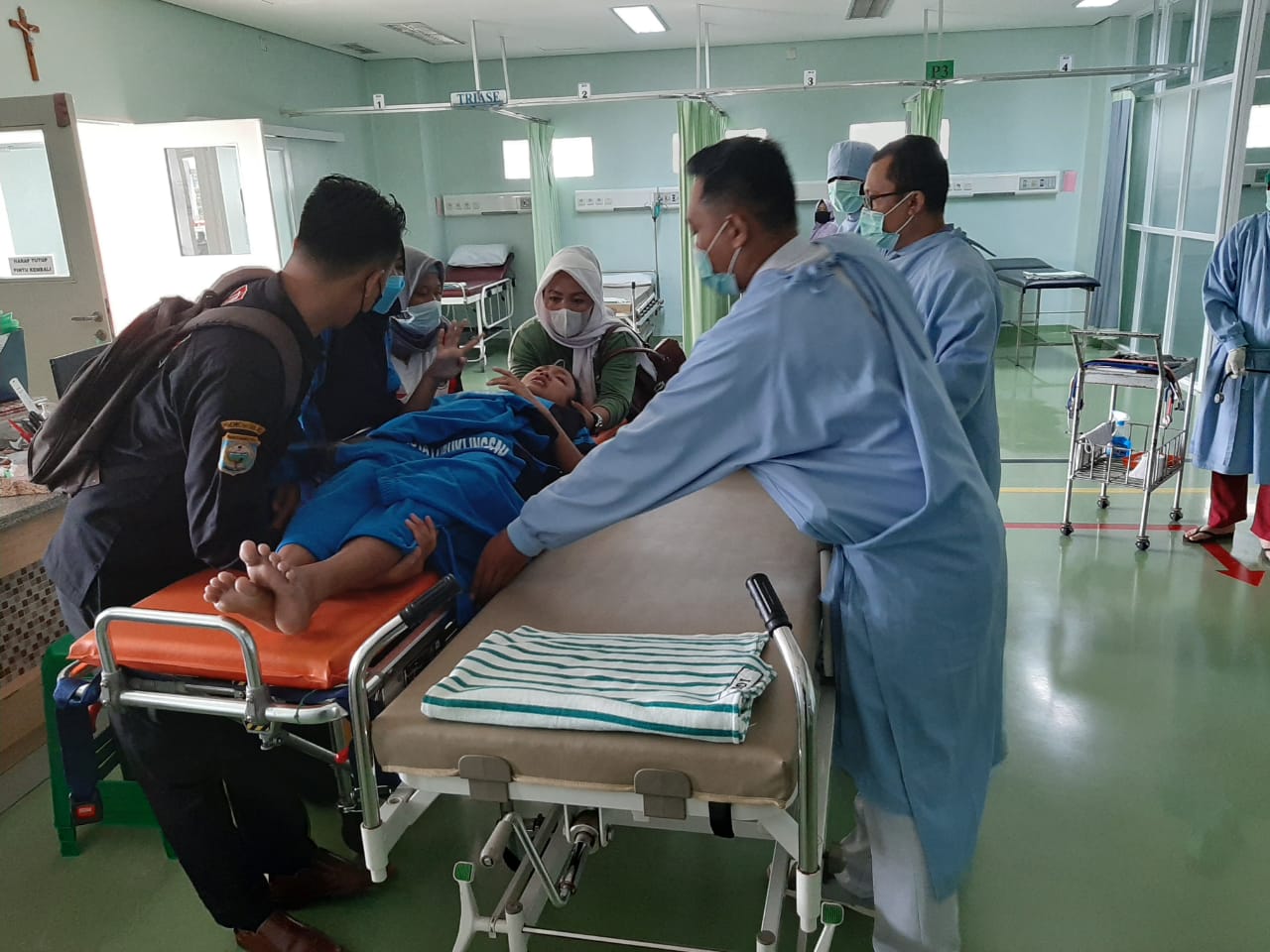 Sebagai Tim Kesehatan Peparprov, Petugas PSC 119 Kabupaten OKU Sangat Terampil
