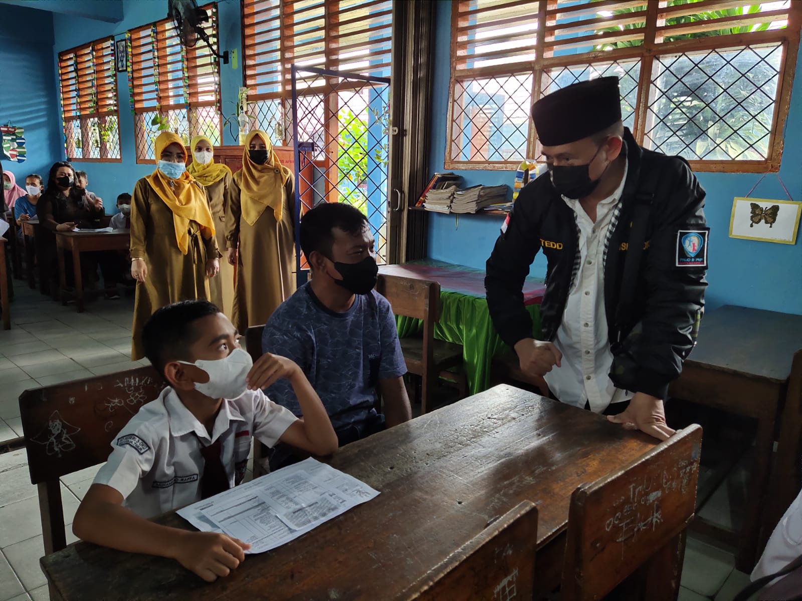 Tidak Ada Pemisahan Bagi Siswa yang vaksin maupun tidak vaksin