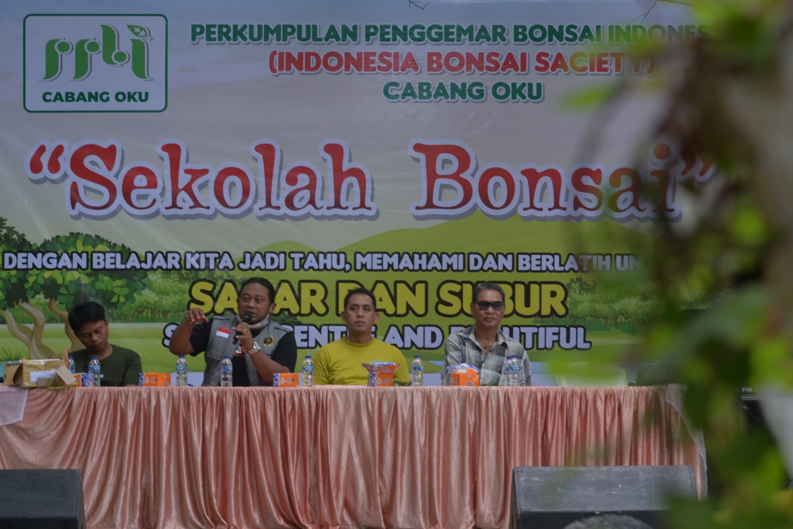 Pertama Kali di Sumatera, PPBI OKU Gelar Sekolah Bonsai