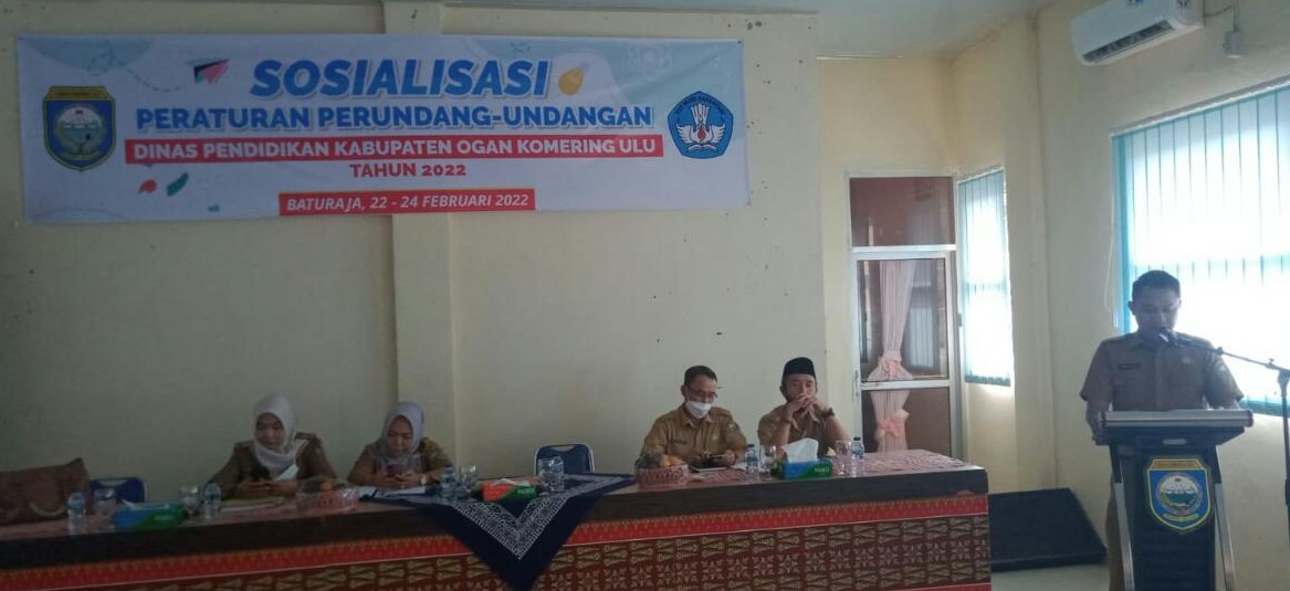 Disdik OKU Sosialisasikan Perundang - undangan bagi ASN di lingkungan Disdik OKU