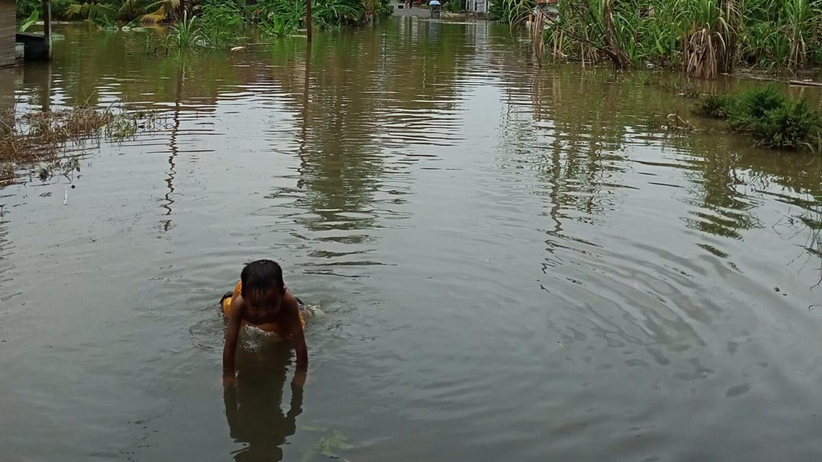 Tiga Hari, Banjir di Jl Pancur Belum Surut