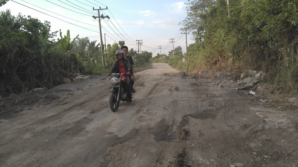 Tiga Titik Kerusakan Jalan Cor Beton yang Diperbaiki