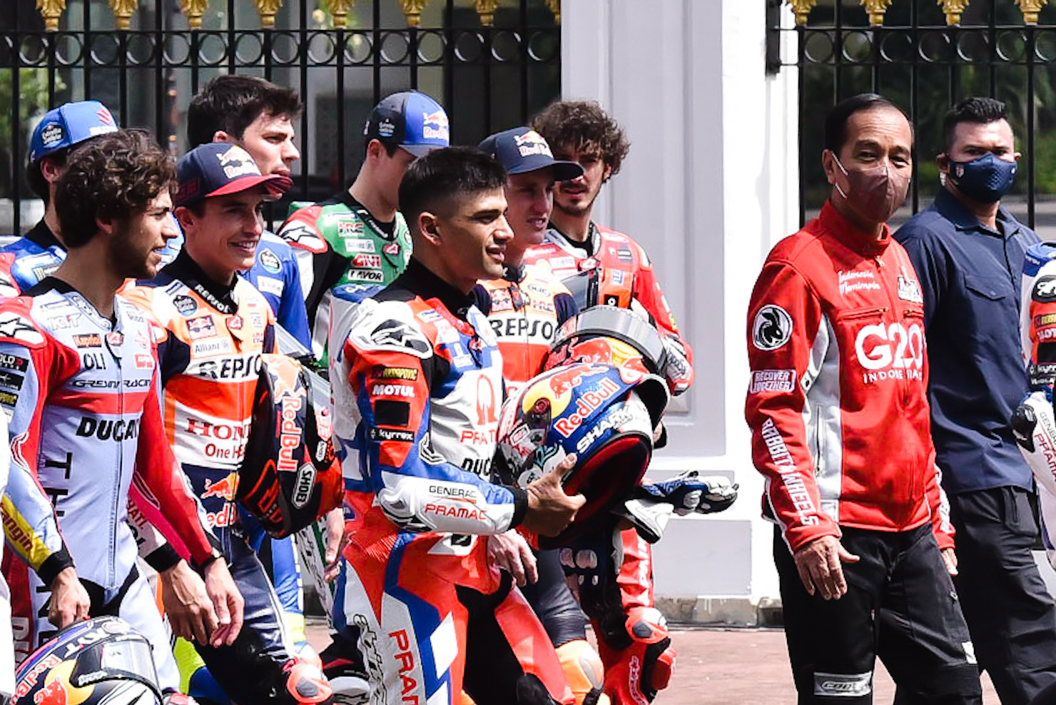 Rider MotoGP Jalani Parade di Jakarta