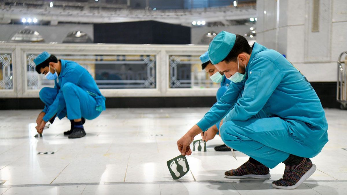 Alhamdulillah, Aturan Jaga Jarak di Masjidil Haram dan Masjid Nabawi Dicabut