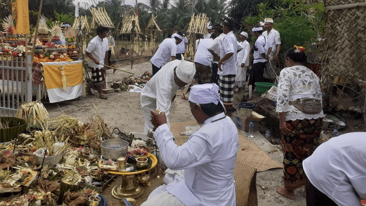 Umat Hindu di OKU Jalani Nyepi dengan Penuh Hikmah