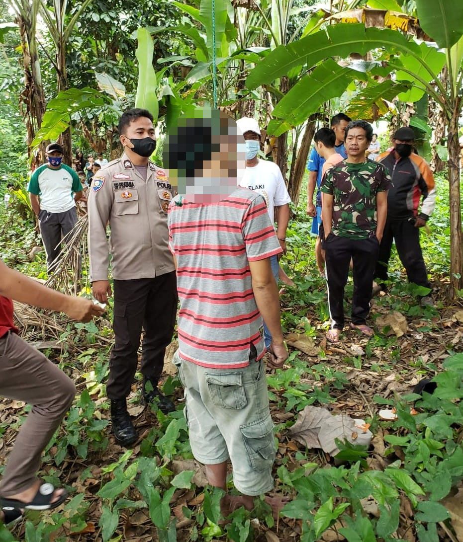 Geger, Sesosok Pria Tewas Tergantung di Pohon Rambutan