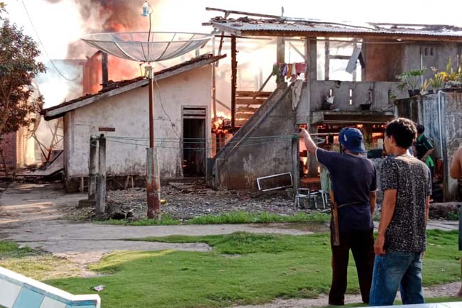 Jelang Buka Puasa, 4 Rumah Terbakar di OKU Timur