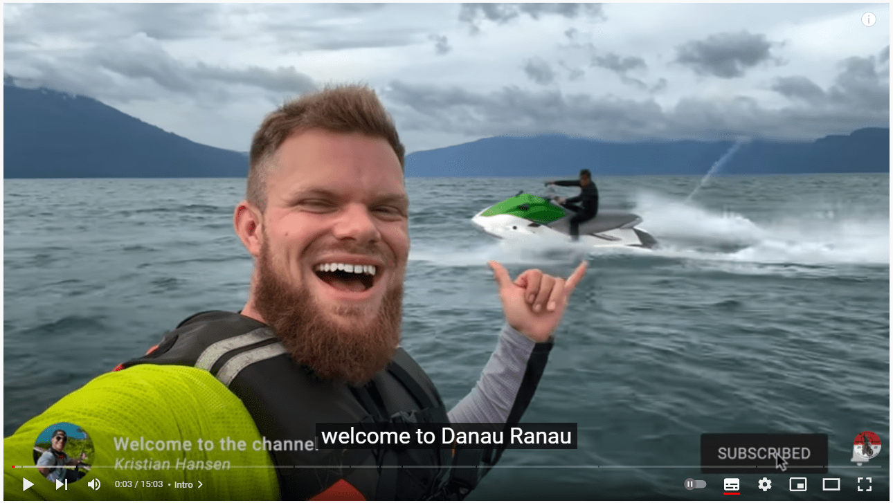Danau Ranau Diulas Youtuber Denmark, Kristian B. Hansen