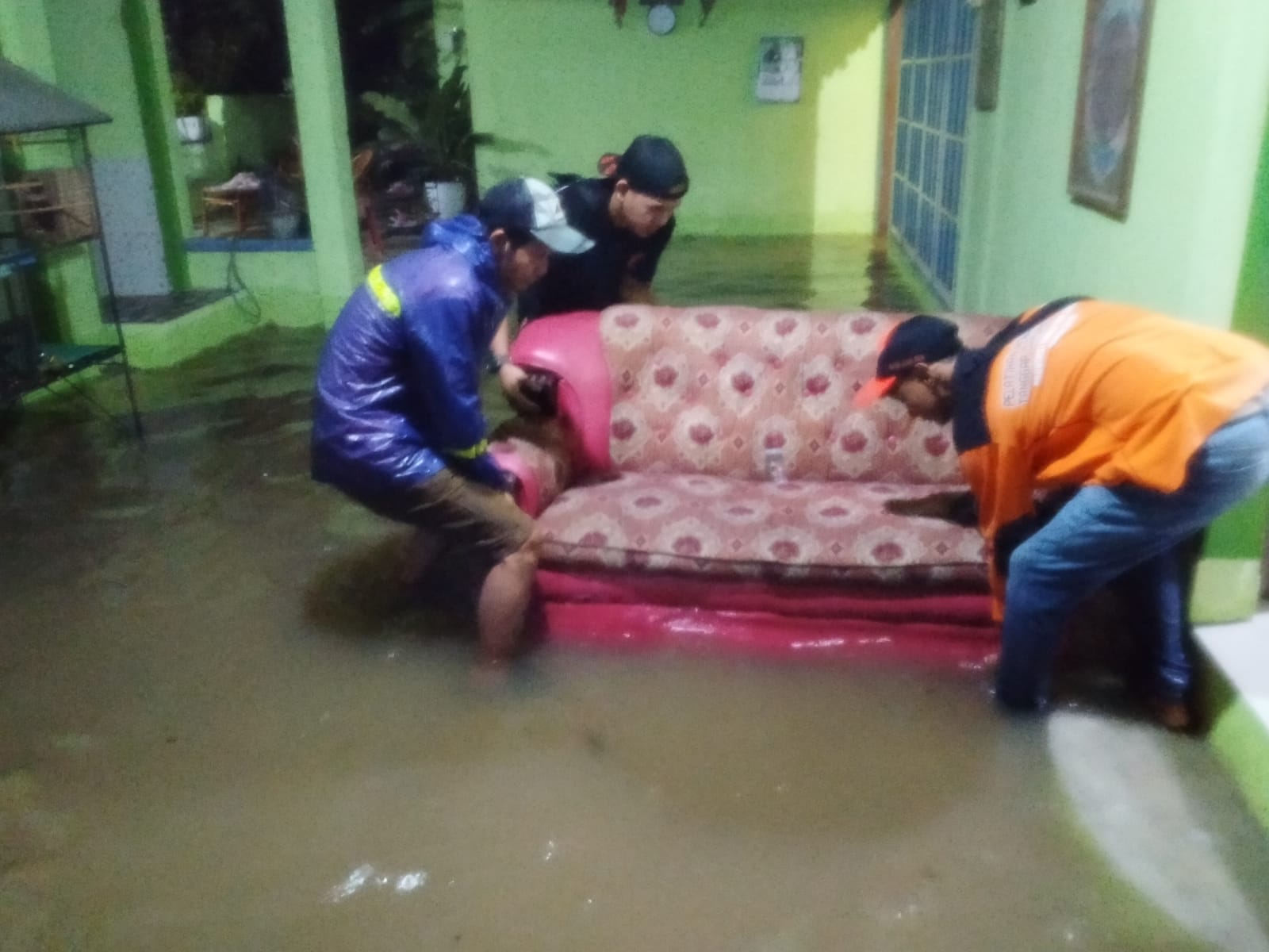 Banjir di OKU Setinggi 3 Meter