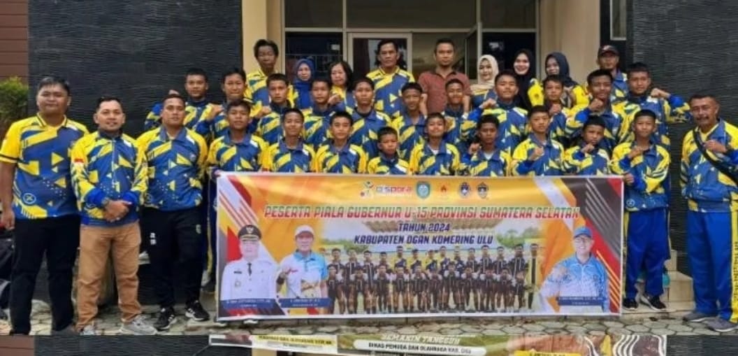 OKU Kirim 21 Atlet Sepak Bola U15 Bertarung di Piala Gubernur Sumsel 2024