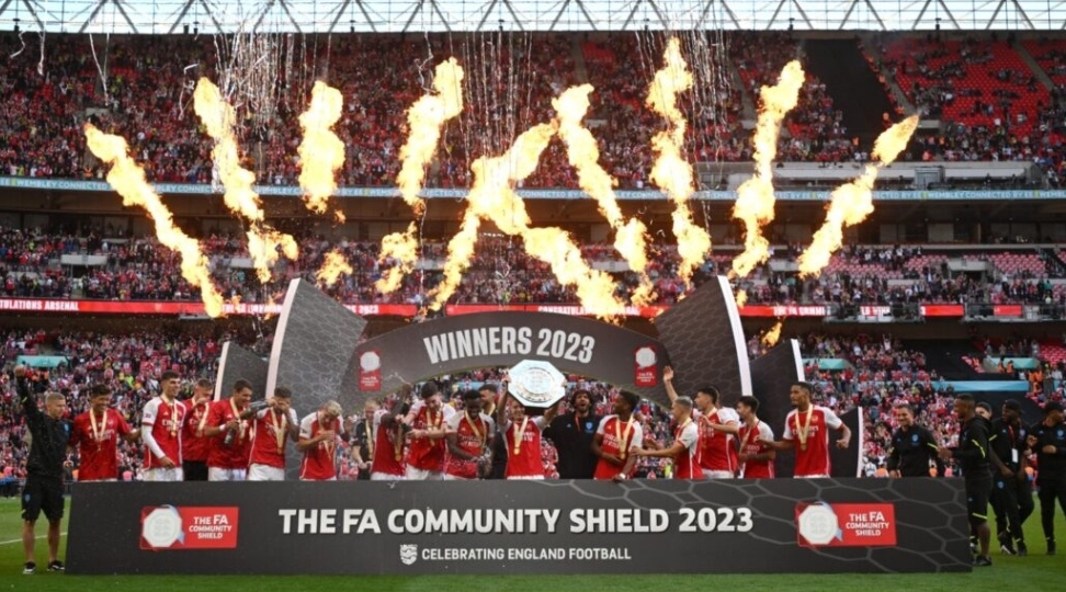 Kalahkan City, Arsenal  Juara Community Shield