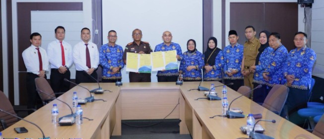 Pemkab OKU Selatan Teken MoU dengan Kejari untuk Pengamanan Aset Daerah
