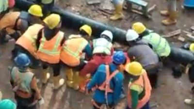 Pekerja Tewas Tertimpa Water Wall Kecelakaan Kerja di Proyek PLTU Sumbagsel 1