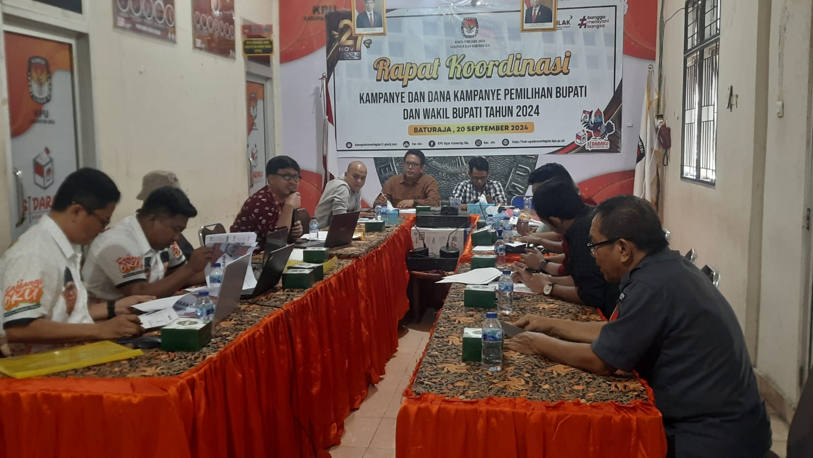 Penetapan Paslon Pilkada OKU, KPU OKU Jadwalkan Digelar Minggu Siang