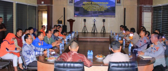 Antisipasi Longsor dan Banjir, Gelar Rakor Mitigasi Bencana 