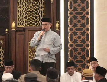 Hadiri Tabligh Akbar, Wabup OKU Ajak Warga Teladani Akhlak Rasulullah