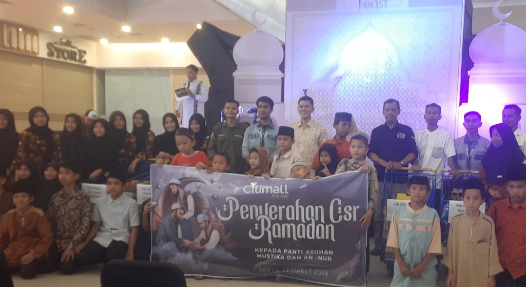 Citimall Baturaja Tebar Kebahagiaan untuk 60 Anak Panti Asuhan