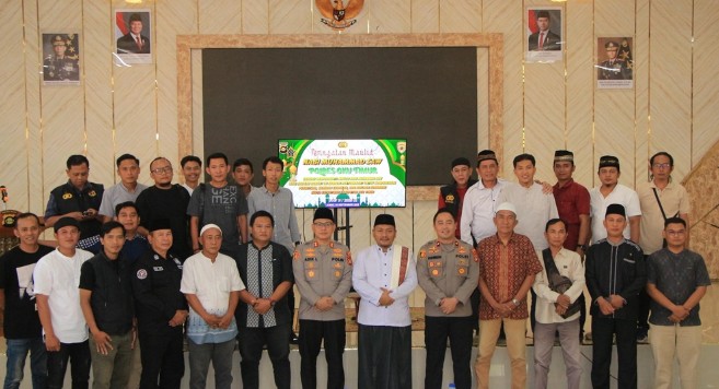 Maulid Nabi 2025, Polres OKU Timur Ajak Insan Pers Perkokoh Persatuan