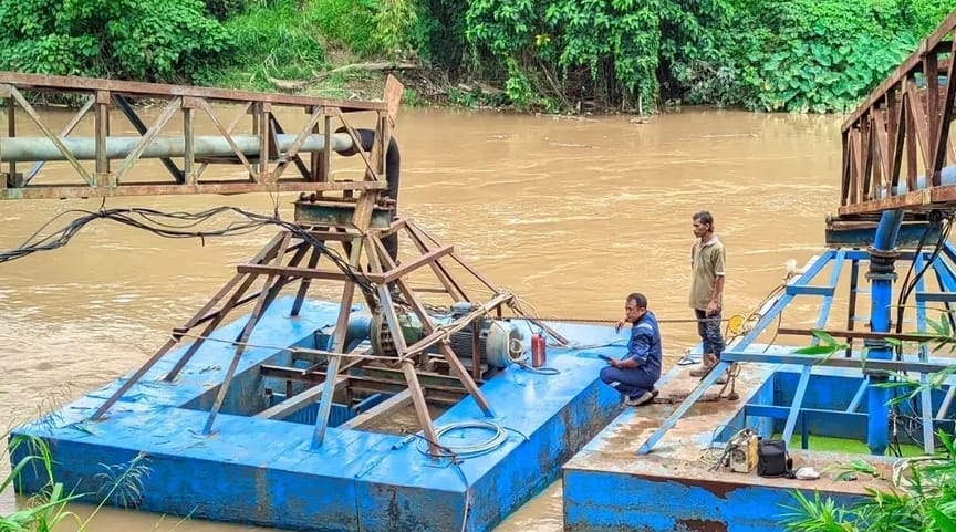 Kuras Instalasi Air, PDAM Tirta Raja Pastikan Kualitas Tetap Terjaga