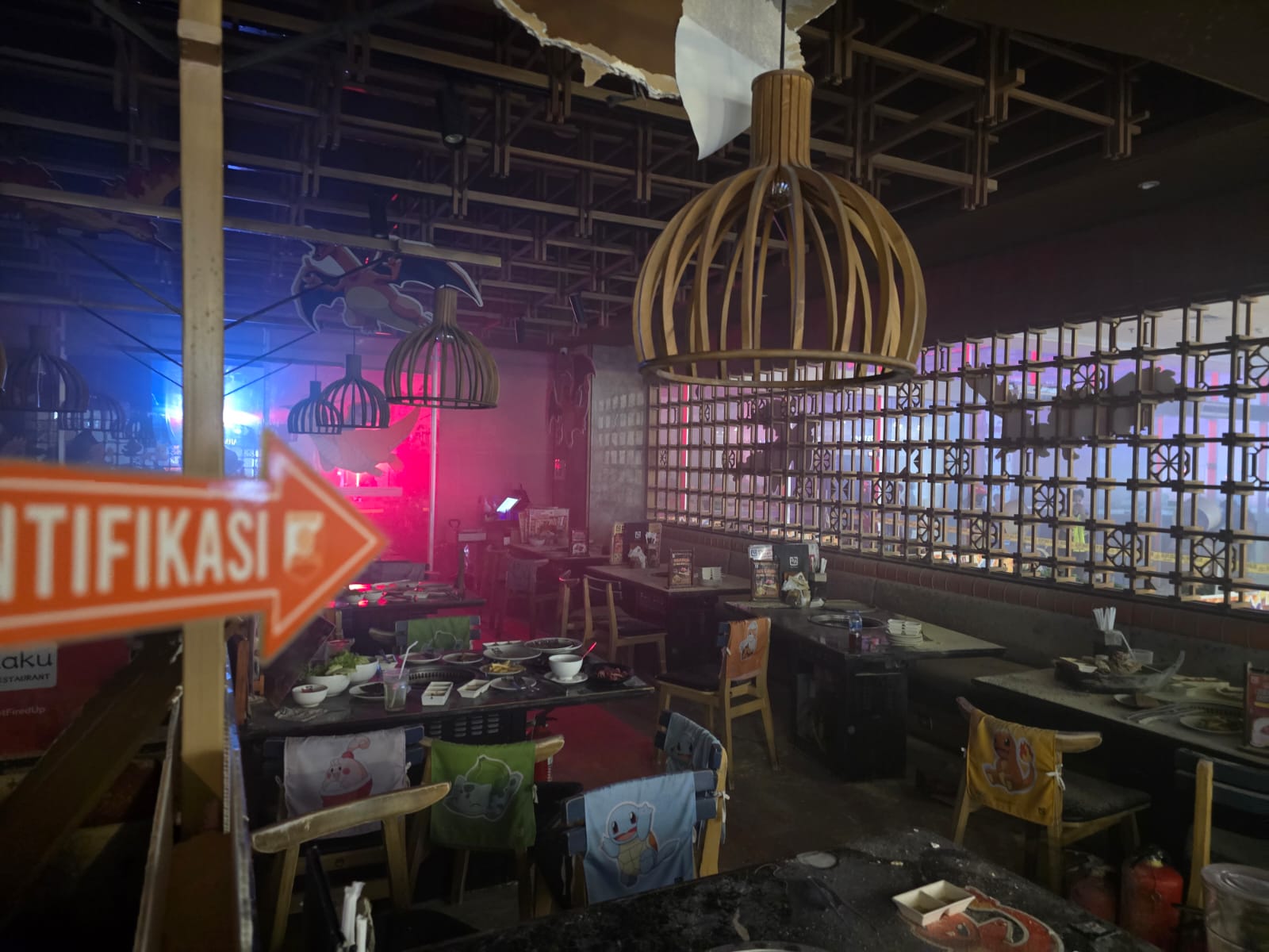 Kebakaran Terjadi Dikawasan Palembang Indah Mall