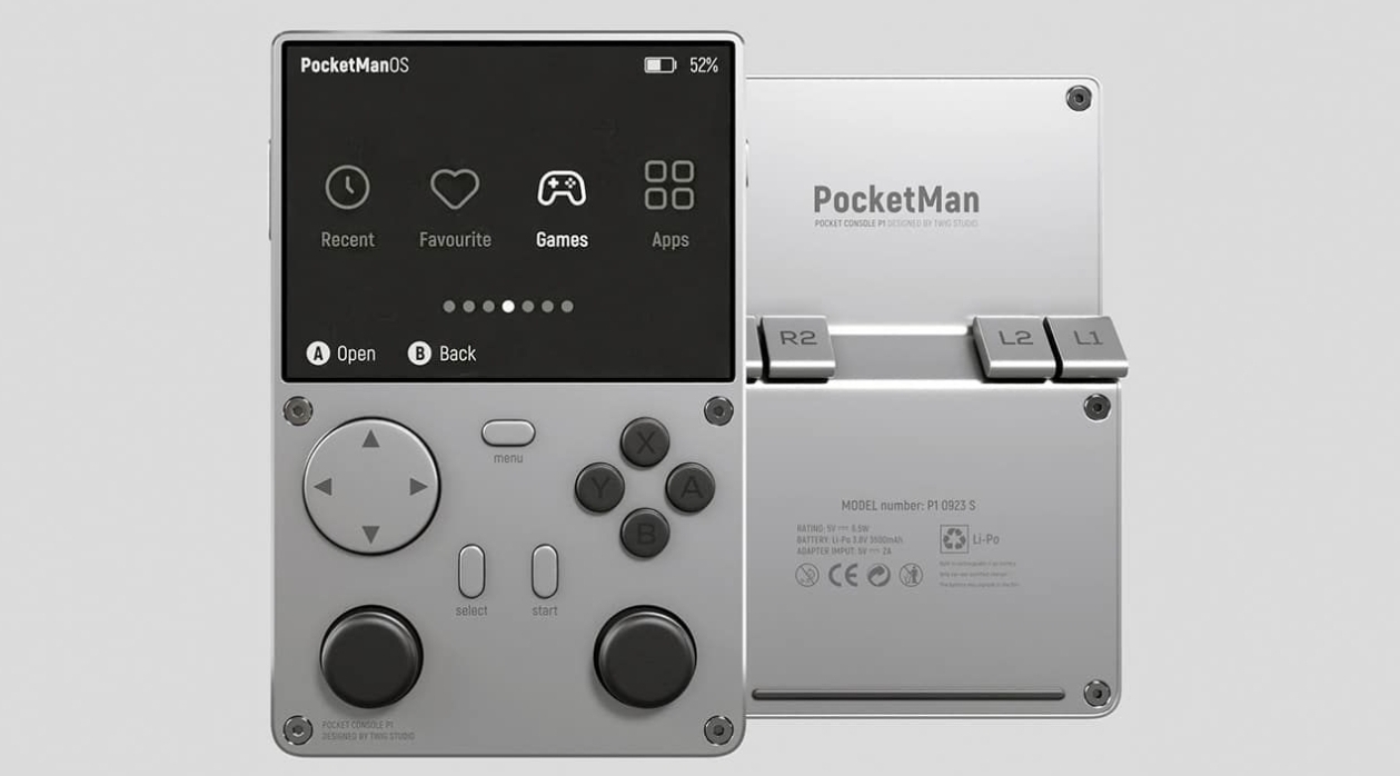 Mengenal PocketMan P1 Konsep Handheld Retro dari Twig Studio