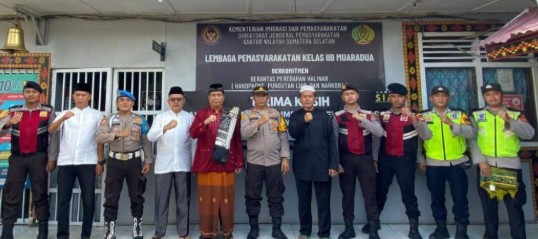 Perayaan Hari Raya Idul Adha di Lapas Muaradua Dijaga Ketat Polisi