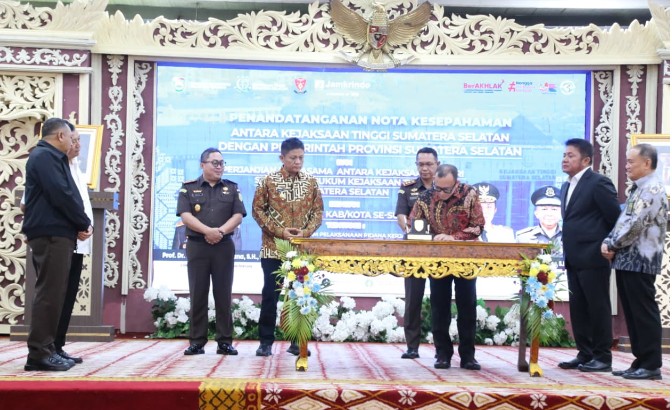 Bupati OKU dan Kajari Resmi Sepakati Penerapan Pidana Kerja Sosial