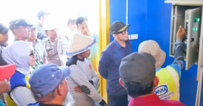 Instalasi Air Tanah Dibangun Angin segar bagi Petani di OKU,