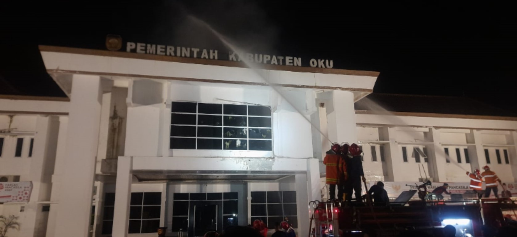 Kantor Pemkab OKU Terbakar, Ruang Kerja Bupati Hangus