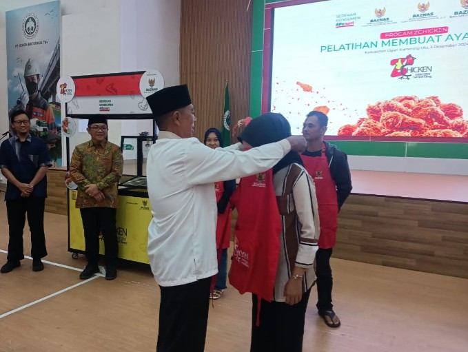 Baznas OKU Gelar Pelatihan Z Chicken, Hasilkan Rp15 juta Perhari