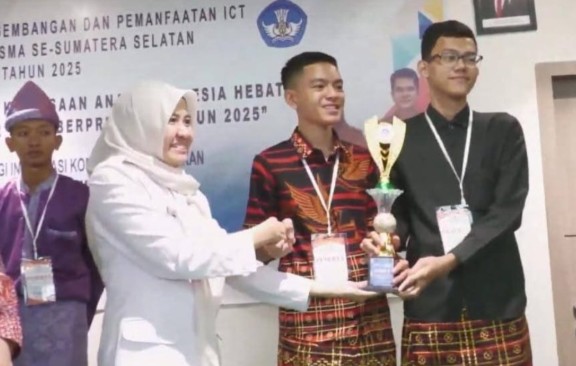 Siswa SMAN 01 OKU Selatan Raih Juara 1 Lomba Konten Digital Tingkat Sumsel