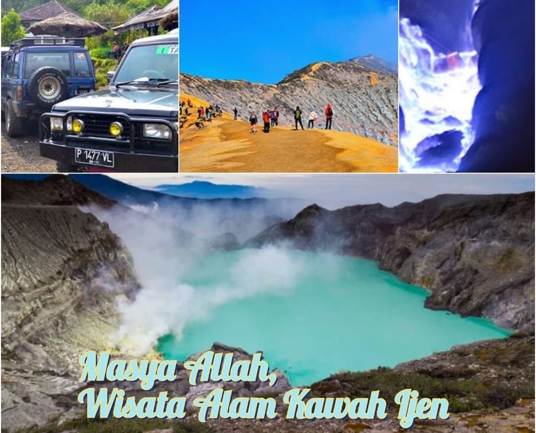 Masya Allah, Menikmati Keindahan Kawah Ijen yang Bisa Berubah Warna 