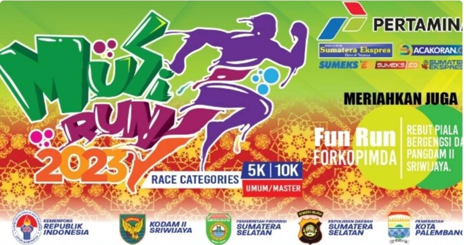 Buruan Daftar Event Lari Musi Run Berhadiah Total Rp 85 Juta