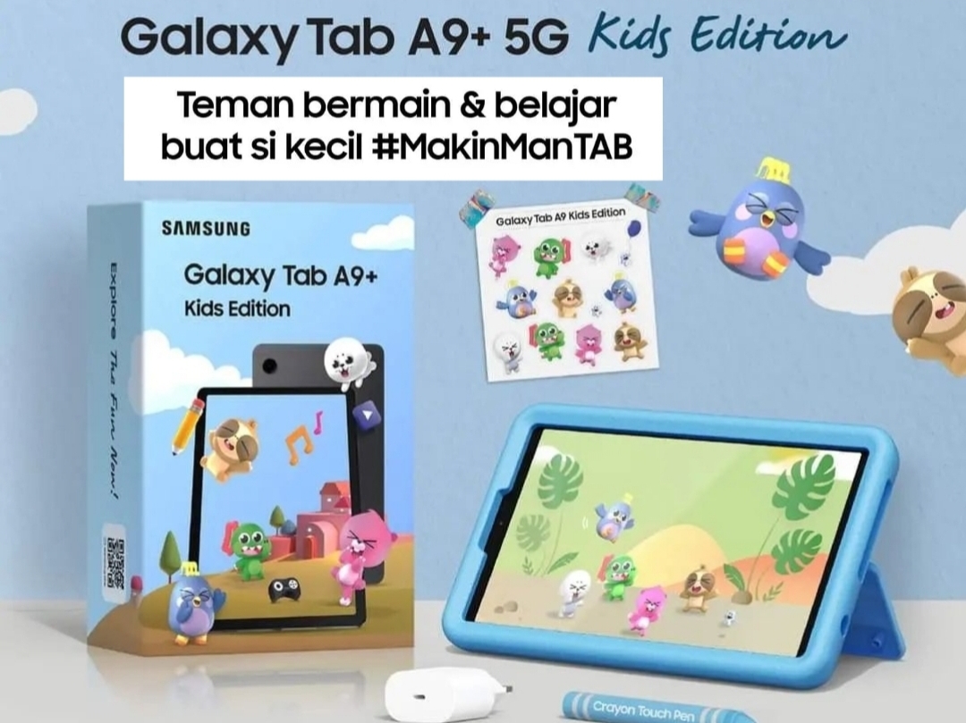 Cek Yuk,  Fitur Samsung Galaxy Tab A9+ Kids Edition yang Dirancang untuk Anak 