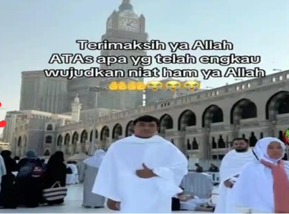 Ralista Akhirnya Tiba di Mekkah Setelah 7 Bulan Jalan Kaki dari OKU Selatan